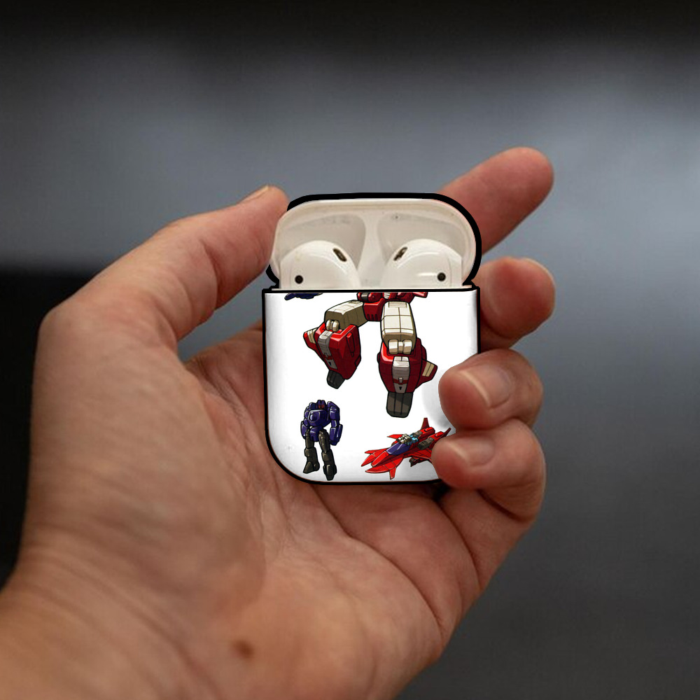  AirPods 第2世代保護ケース ハードシェル ブラック 耐衝撃・防指紋・カラビナ付き