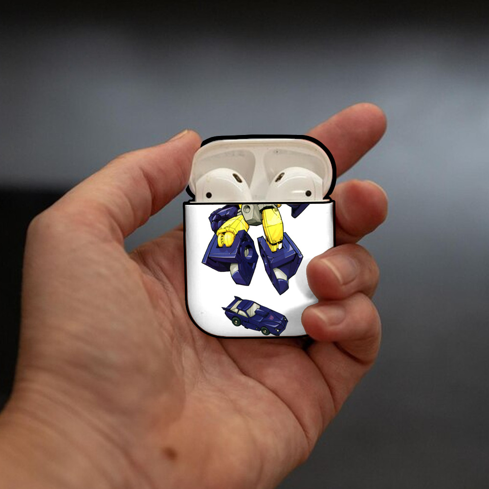  AirPods 第2世代保護ケース ハードシェル ブラック 耐衝撃・防指紋・カラビナ付き