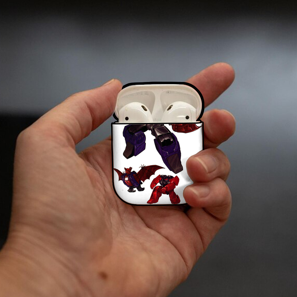  AirPods 第2世代保護ケース ハードシェル ブラック 耐衝撃・防指紋・カラビナ付き