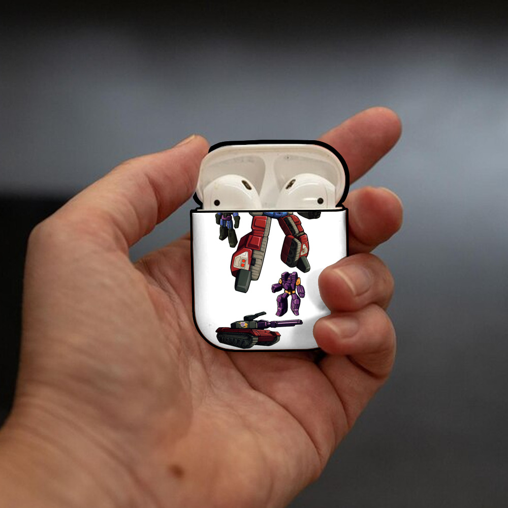  AirPods 第2世代保護ケース ハードシェル ブラック 耐衝撃・防指紋・カラビナ付き