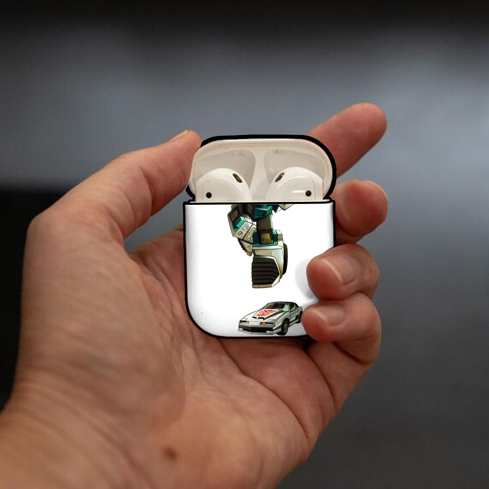  AirPods 第2世代保護ケース ハードシェル ブラック 耐衝撃・防指紋・カラビナ付き