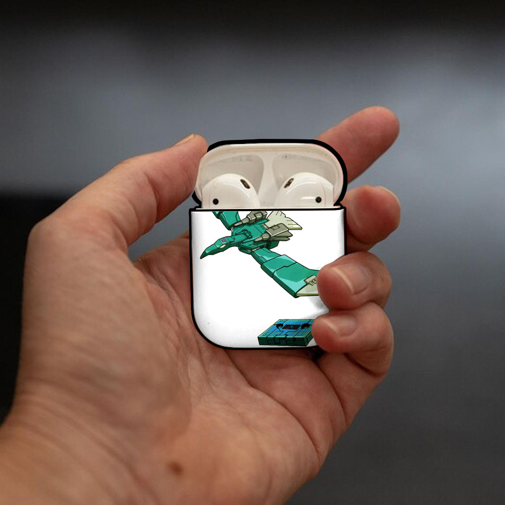  AirPods 第2世代保護ケース ハードシェル ブラック 耐衝撃・防指紋・カラビナ付き