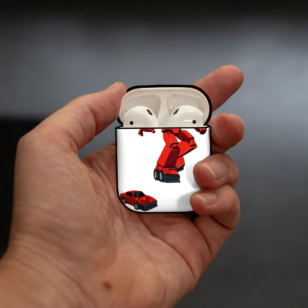  AirPods 第2世代保護ケース ハードシェル ブラック 耐衝撃・防指紋・カラビナ付き