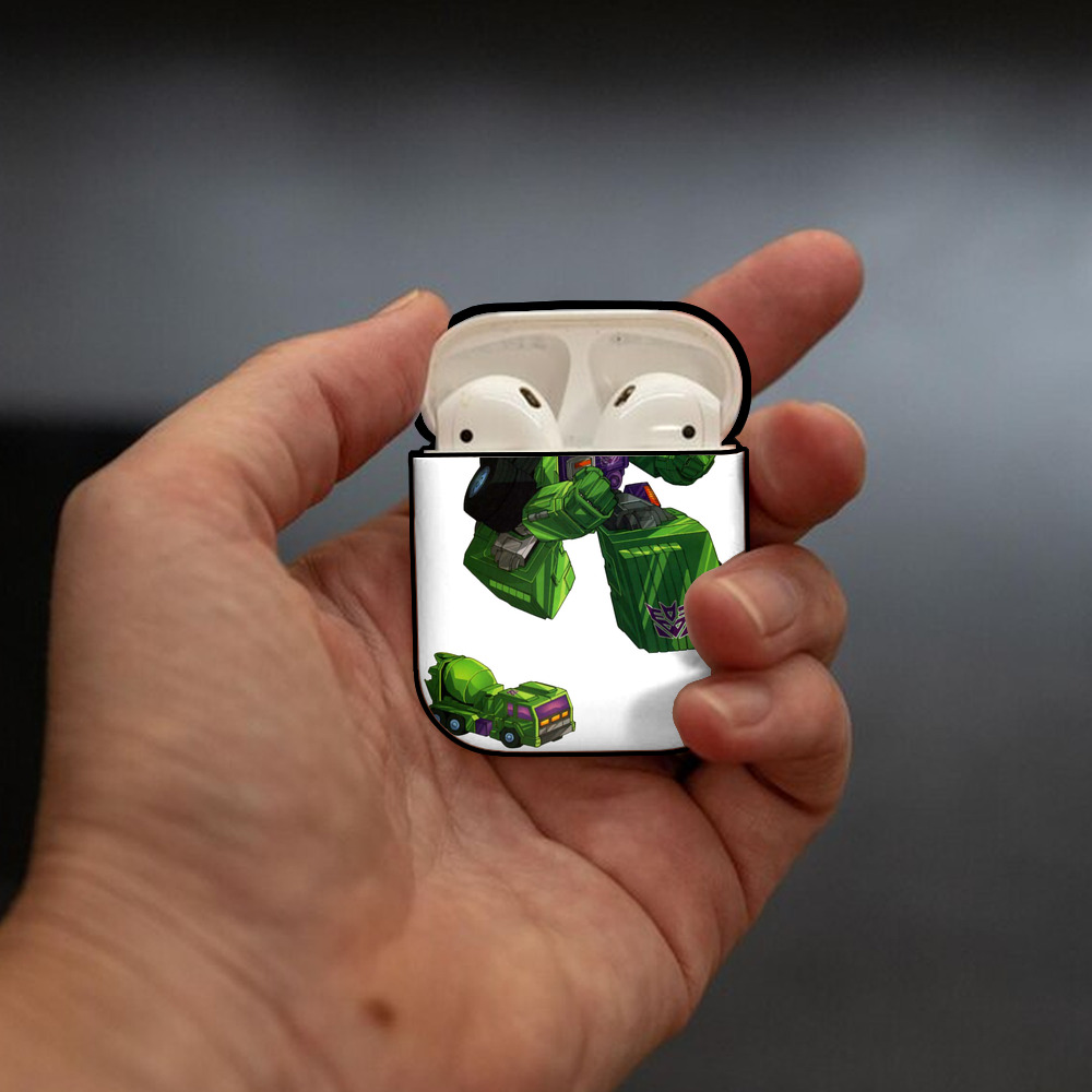  AirPods 第2世代保護ケース ハードシェル ブラック 耐衝撃・防指紋・カラビナ付き
