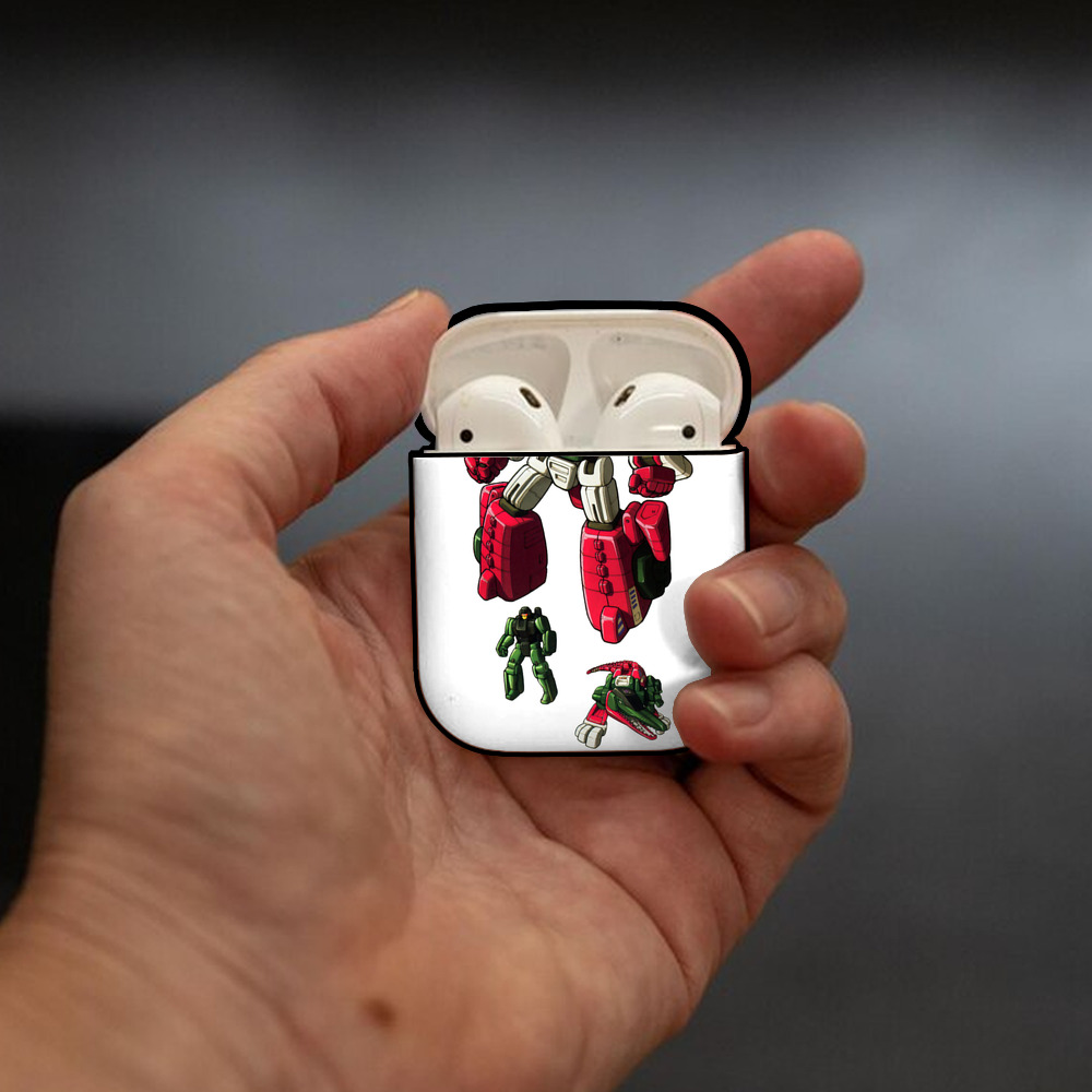  AirPods 第2世代保護ケース ハードシェル ブラック 耐衝撃・防指紋・カラビナ付き