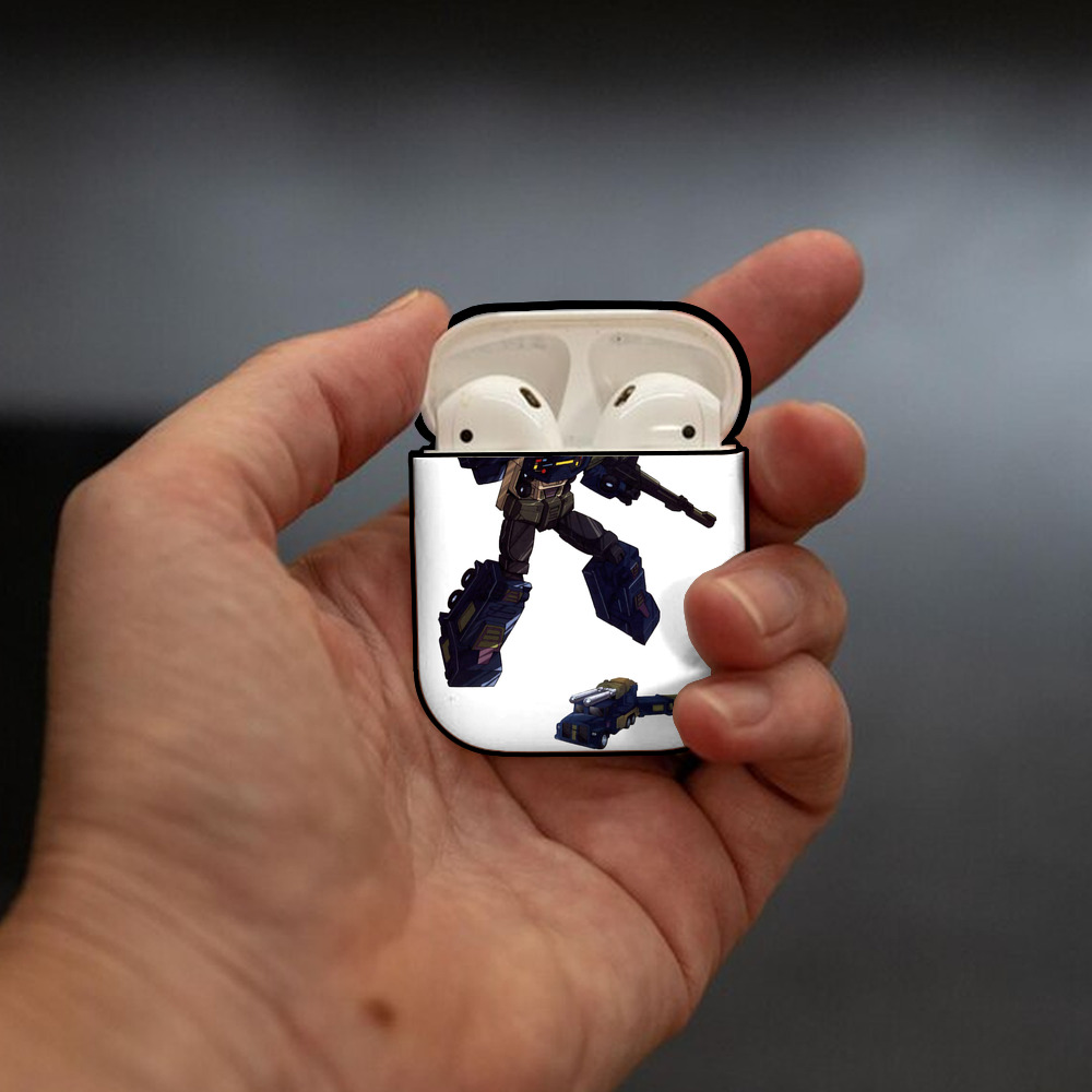  AirPods 第2世代保護ケース ハードシェル ブラック 耐衝撃・防指紋・カラビナ付き
