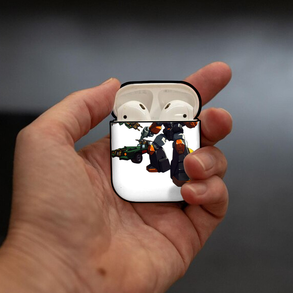  AirPods 第2世代保護ケース ハードシェル ブラック 耐衝撃・防指紋・カラビナ付き