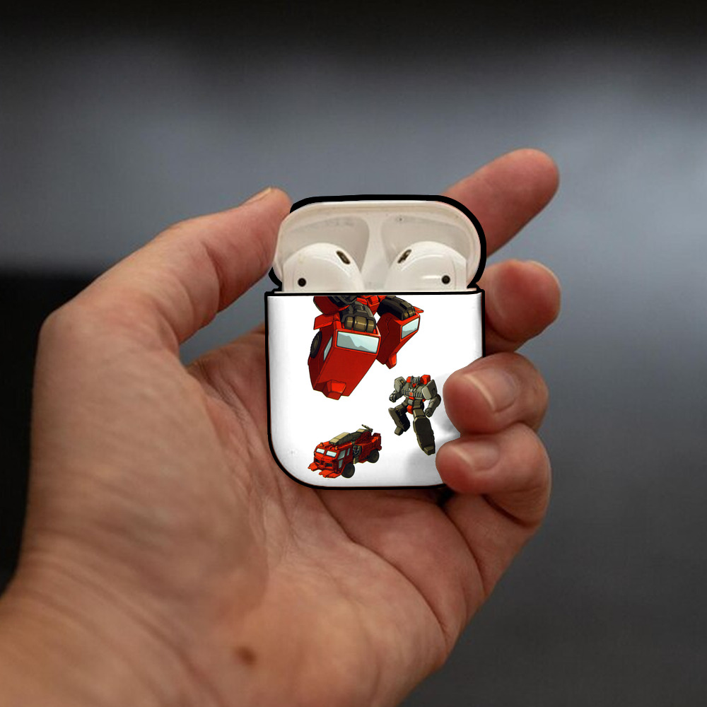  AirPods 第2世代保護ケース ハードシェル ブラック 耐衝撃・防指紋・カラビナ付き