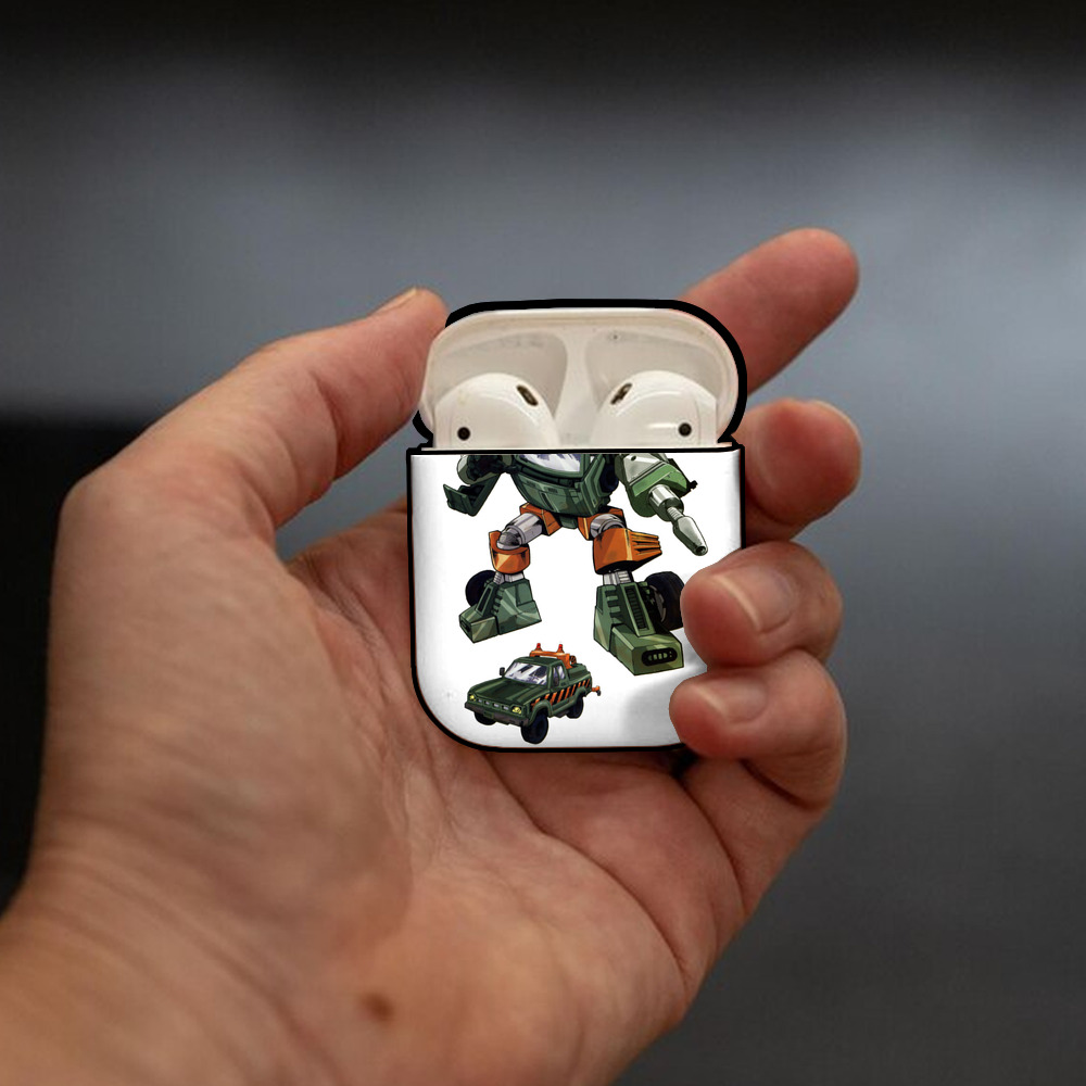  AirPods 第2世代保護ケース ハードシェル ブラック 耐衝撃・防指紋・カラビナ付き