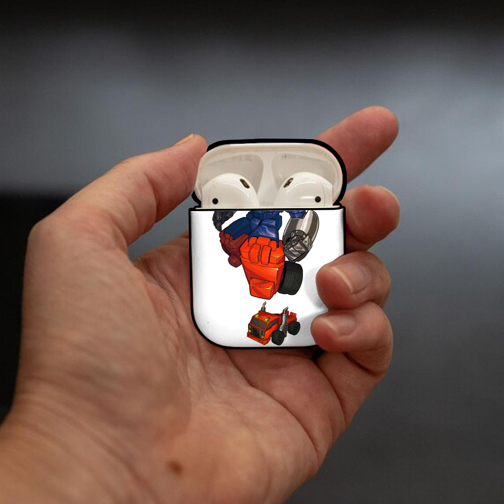  AirPods 第2世代保護ケース ハードシェル ブラック 耐衝撃・防指紋・カラビナ付き
