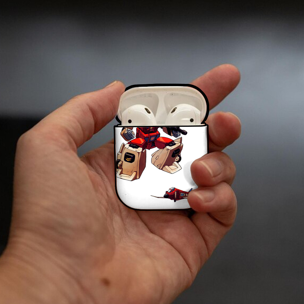  AirPods 第2世代保護ケース ハードシェル ブラック 耐衝撃・防指紋・カラビナ付き