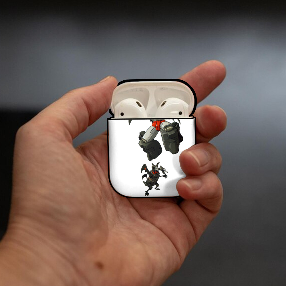  AirPods 第2世代保護ケース ハードシェル ブラック 耐衝撃・防指紋・カラビナ付き