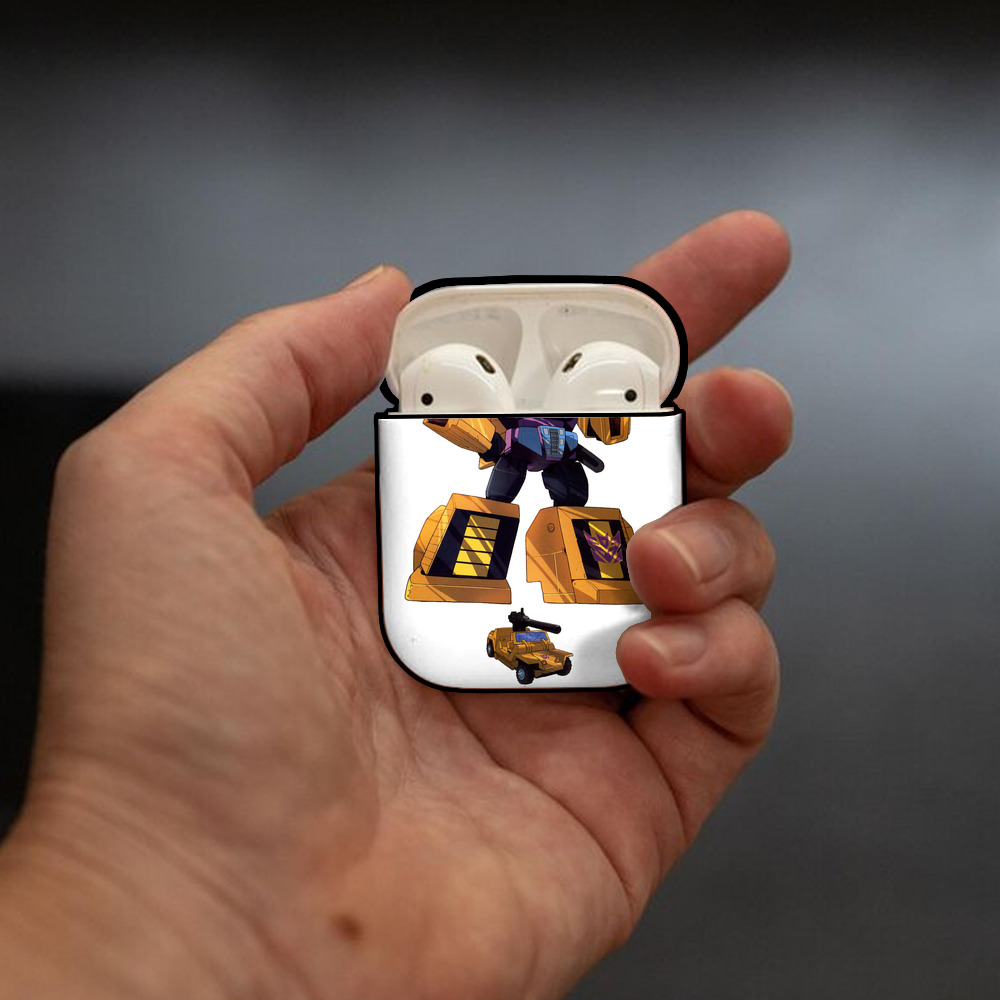  AirPods 第2世代保護ケース ハードシェル ブラック 耐衝撃・防指紋・カラビナ付き