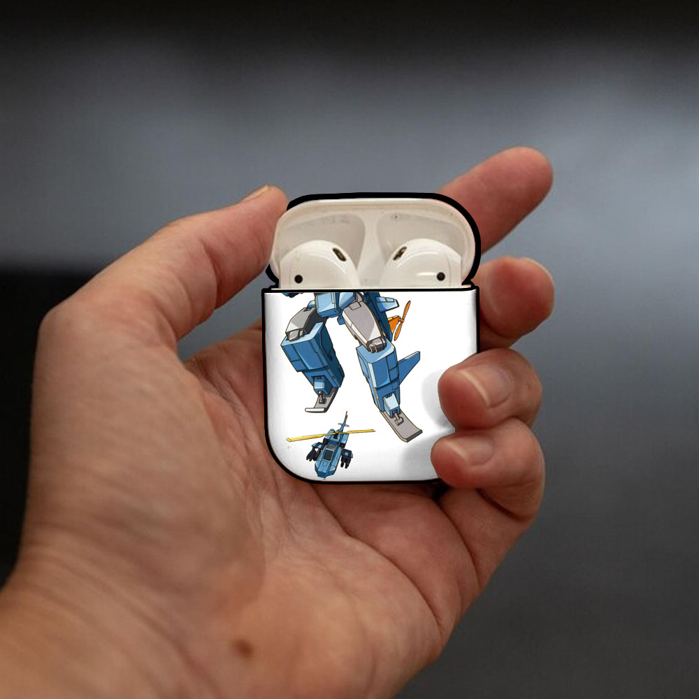 AirPods 第2世代保護ケース ハードシェル ブラック 耐衝撃・防指紋・カラビナ付き