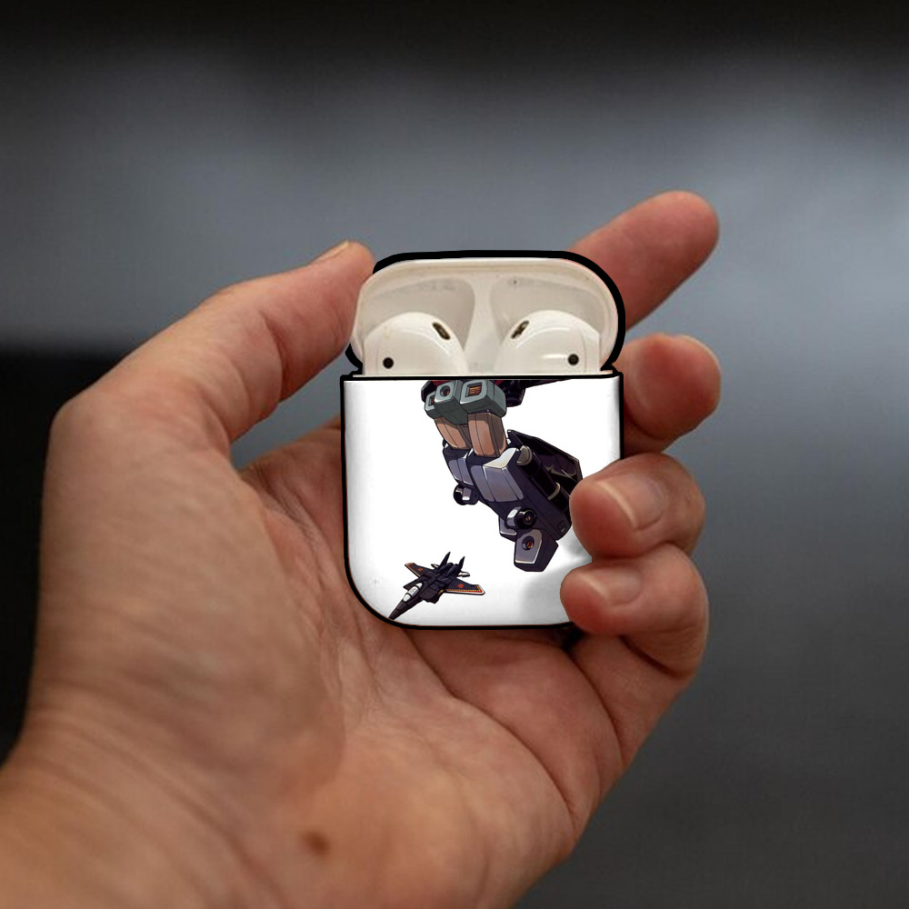  AirPods 第2世代保護ケース ハードシェル ブラック 耐衝撃・防指紋・カラビナ付き
