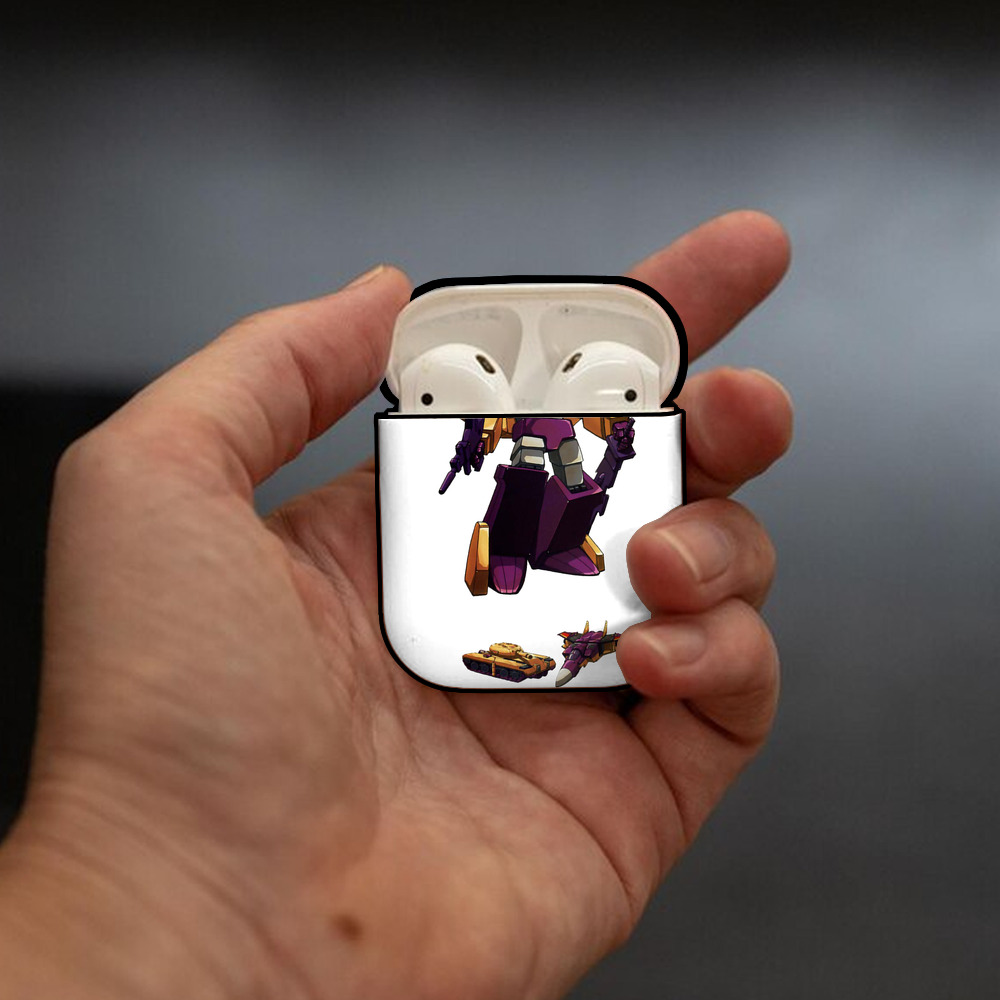  AirPods 第2世代保護ケース ハードシェル ブラック 耐衝撃・防指紋・カラビナ付き