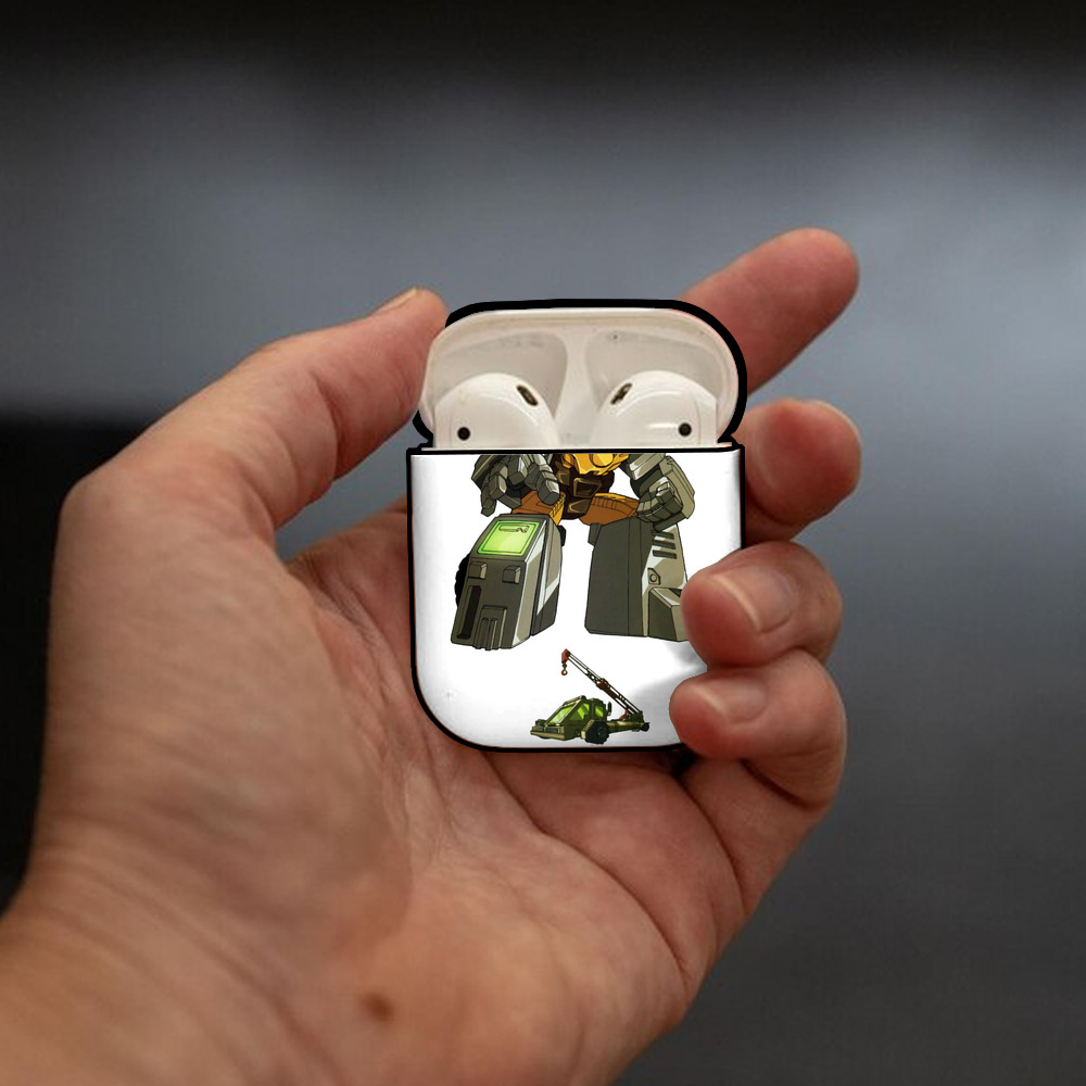  AirPods 第2世代保護ケース ハードシェル ブラック 耐衝撃・防指紋・カラビナ付き