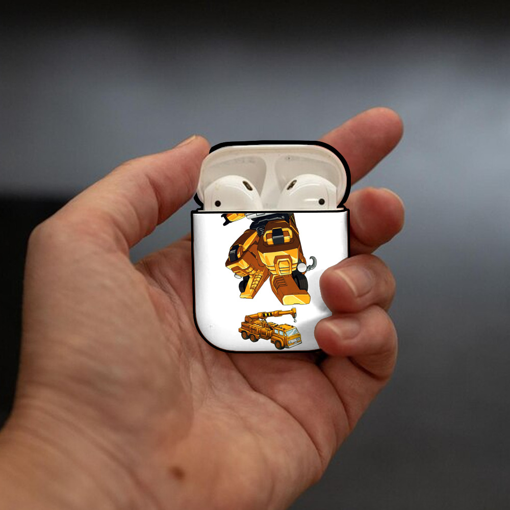  AirPods 第2世代保護ケース ハードシェル ブラック 耐衝撃・防指紋・カラビナ付き