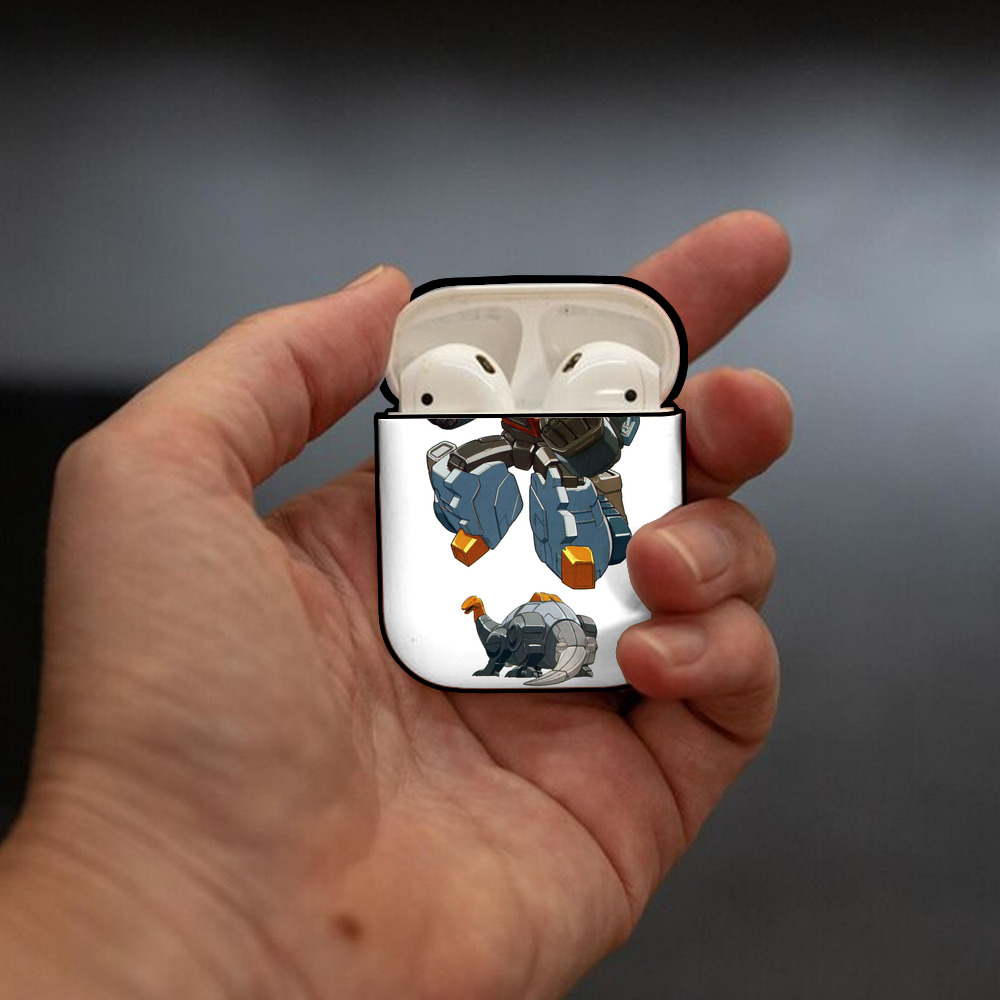  AirPods 第2世代保護ケース ハードシェル ブラック 耐衝撃・防指紋・カラビナ付き