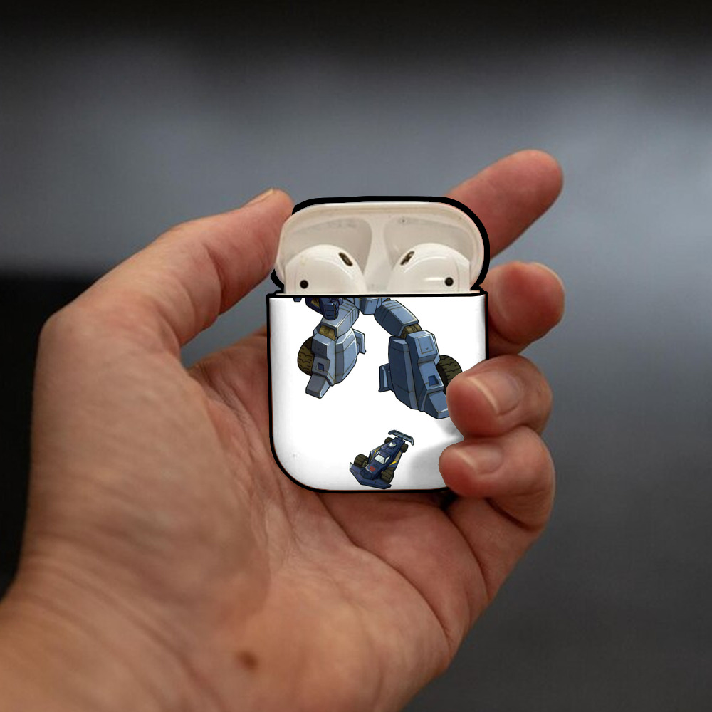  AirPods 第2世代保護ケース ハードシェル ブラック 耐衝撃・防指紋・カラビナ付き