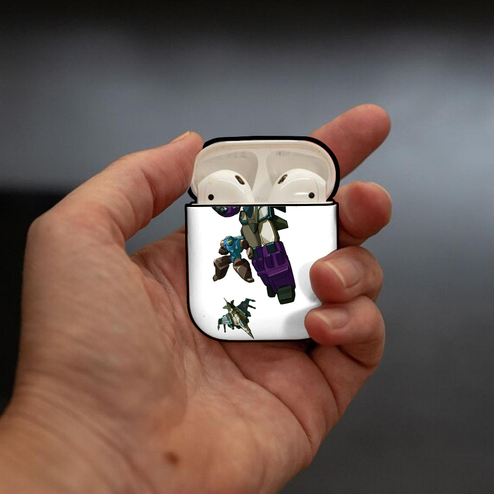  AirPods 第2世代保護ケース ハードシェル ブラック 耐衝撃・防指紋・カラビナ付き