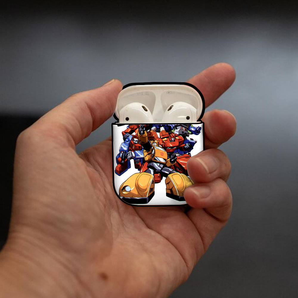  AirPods 第2世代保護ケース ハードシェル ブラック 耐衝撃・防指紋・カラビナ付き