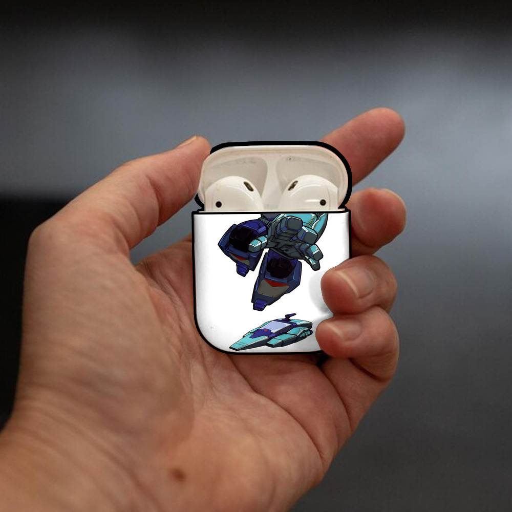  AirPods 第2世代保護ケース ハードシェル ブラック 耐衝撃・防指紋・カラビナ付き