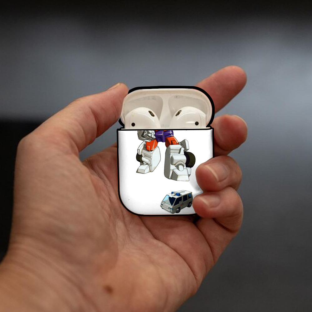  AirPods 第2世代保護ケース ハードシェル ブラック 耐衝撃・防指紋・カラビナ付き