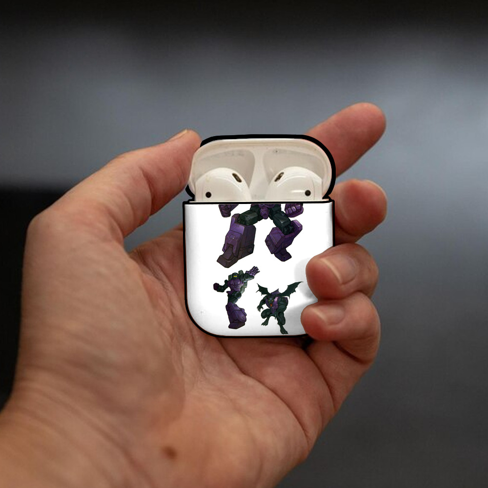  AirPods 第2世代保護ケース ハードシェル ブラック 耐衝撃・防指紋・カラビナ付き