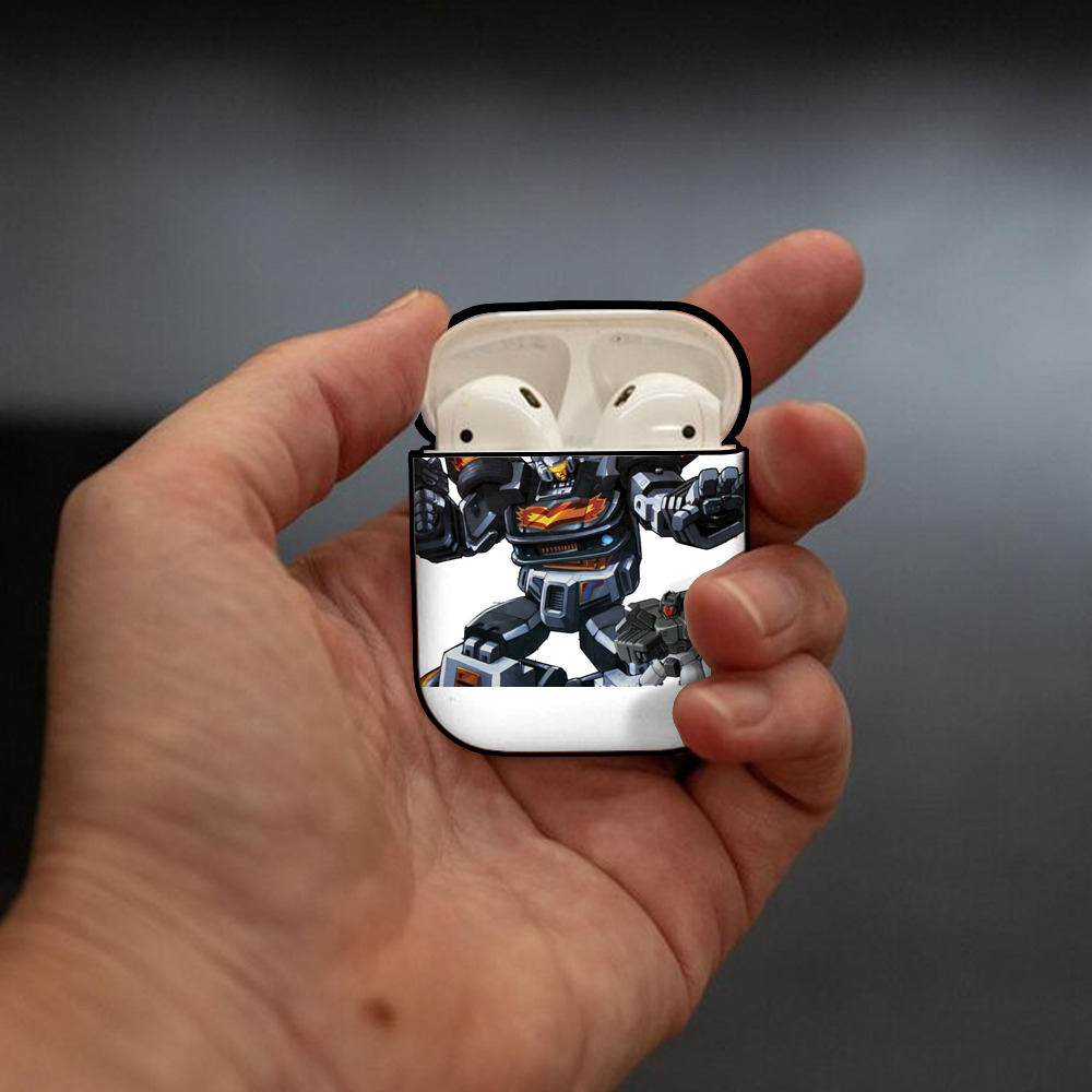  AirPods 第2世代保護ケース ハードシェル ブラック 耐衝撃・防指紋・カラビナ付き