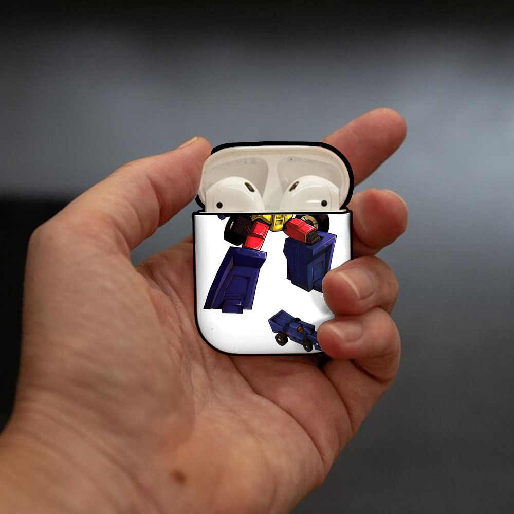  AirPods 第2世代保護ケース ハードシェル ブラック 耐衝撃・防指紋・カラビナ付き
