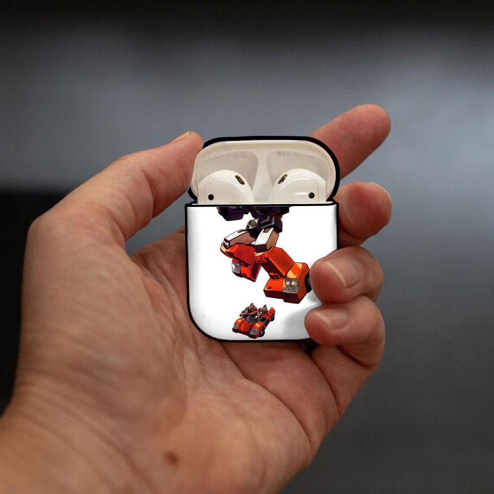  AirPods 第2世代保護ケース ハードシェル ブラック 耐衝撃・防指紋・カラビナ付き