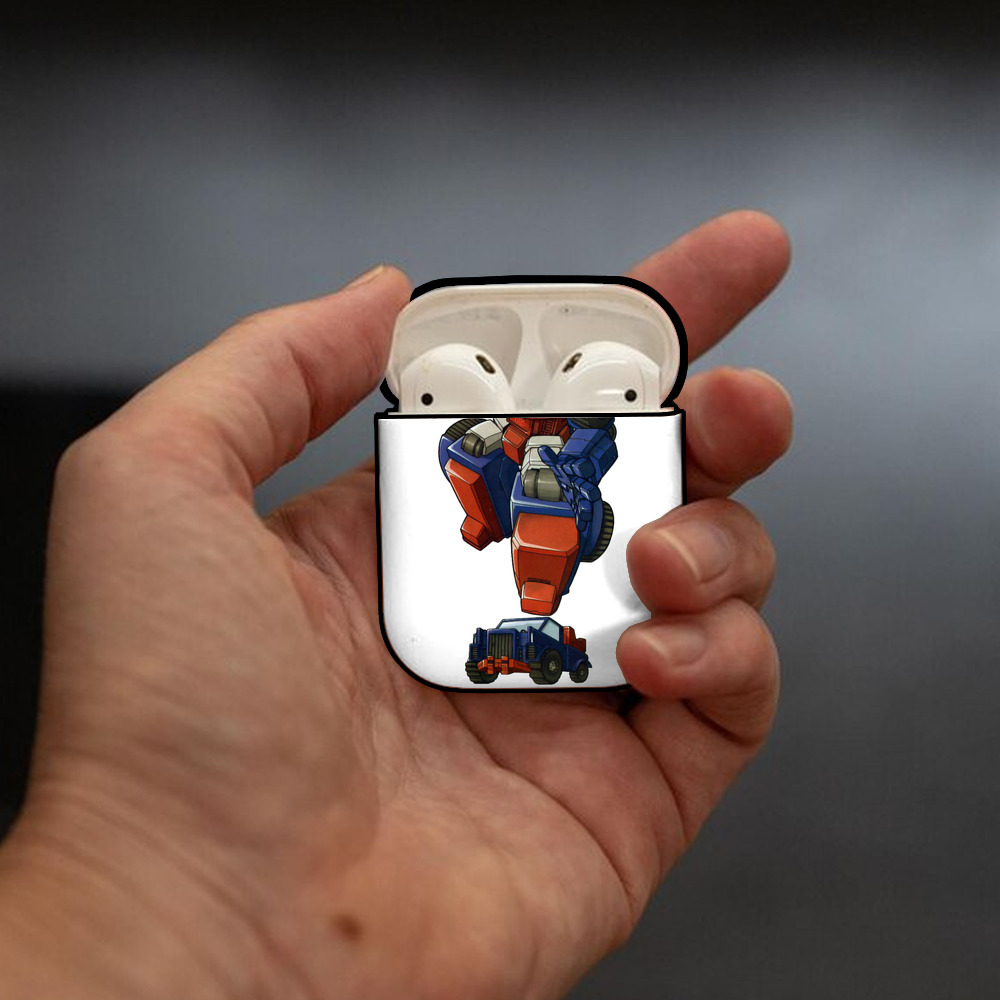  AirPods 第2世代保護ケース ハードシェル ブラック 耐衝撃・防指紋・カラビナ付き