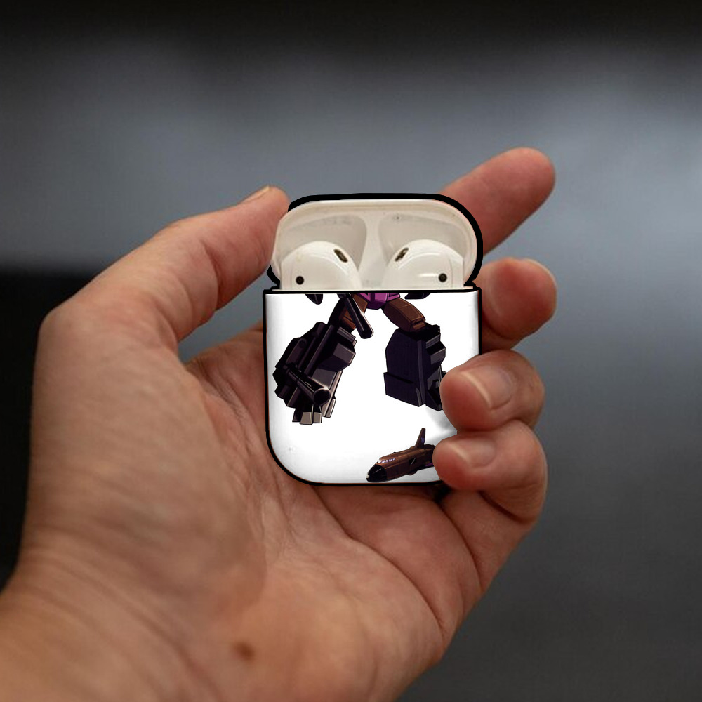  AirPods 第2世代保護ケース ハードシェル ブラック 耐衝撃・防指紋・カラビナ付き