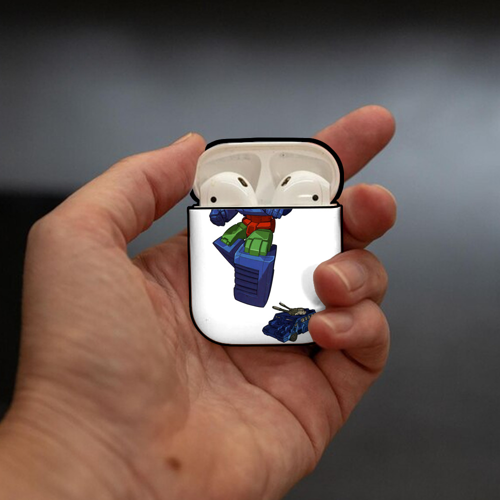  AirPods 第2世代保護ケース ハードシェル ブラック 耐衝撃・防指紋・カラビナ付き