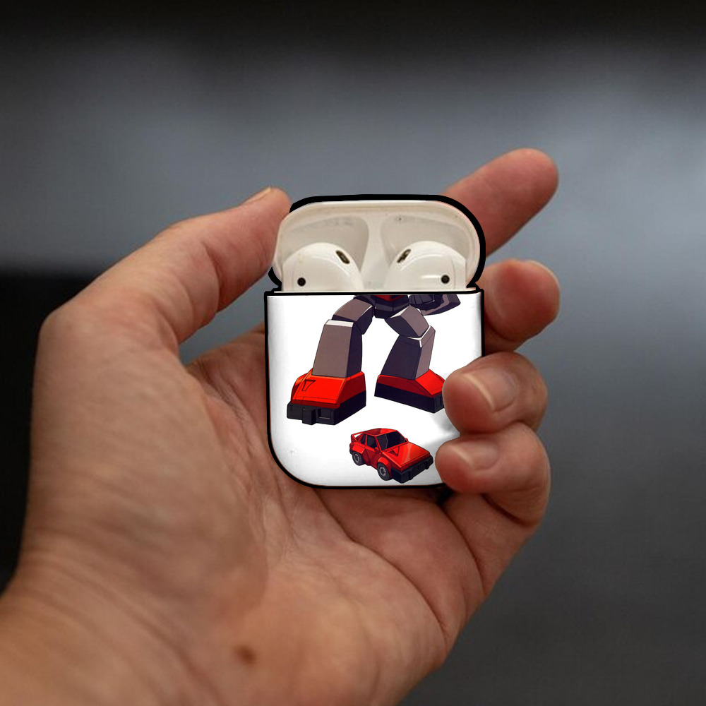  AirPods 第2世代保護ケース ハードシェル ブラック 耐衝撃・防指紋・カラビナ付き