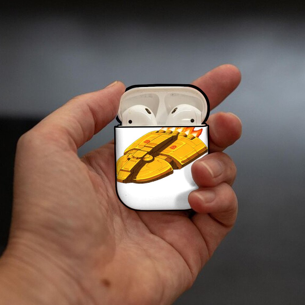  AirPods 第2世代保護ケース ハードシェル ブラック 耐衝撃・防指紋・カラビナ付き