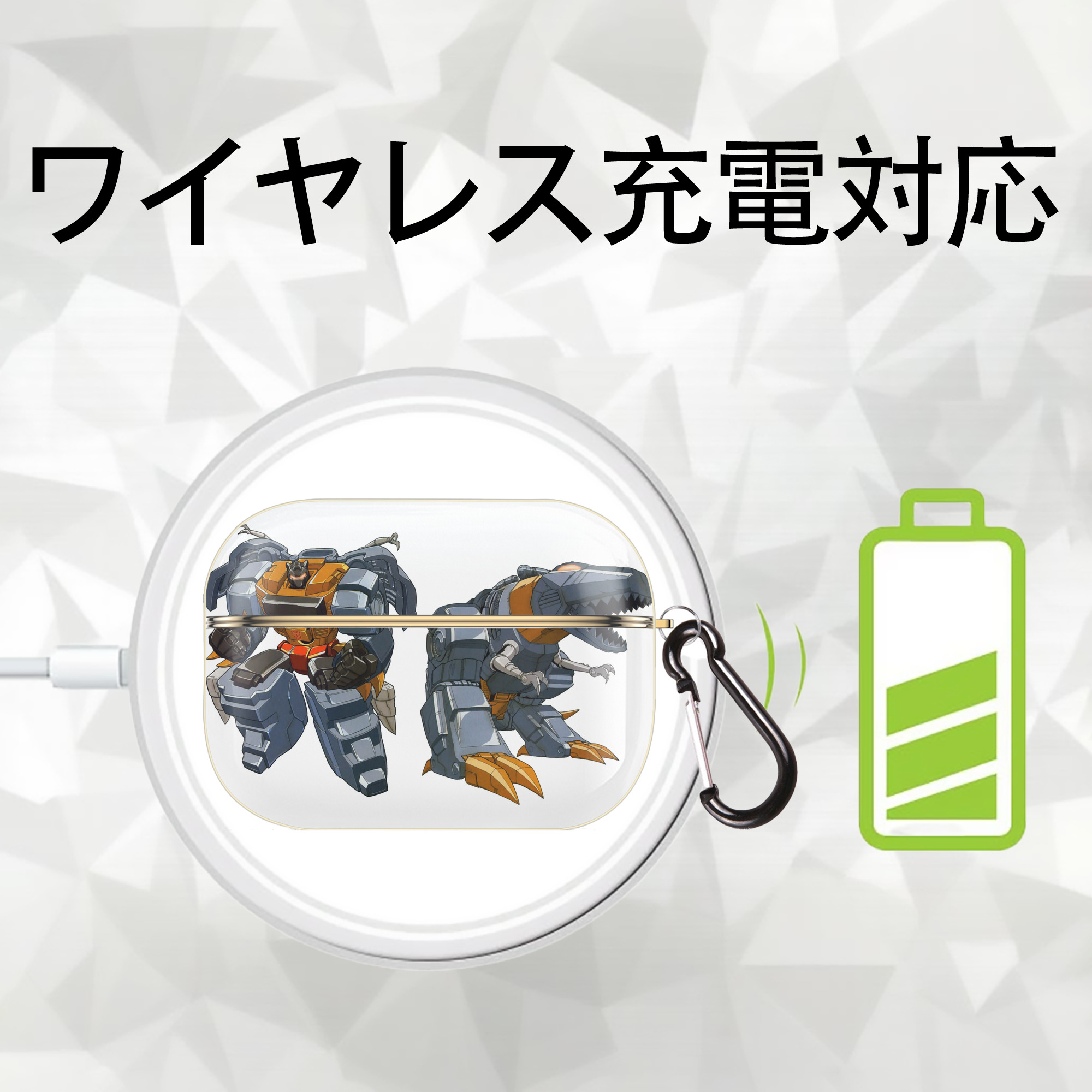  【AirPods Pro用】ハードシェル保護ケース｜耐衝撃・防指紋・カラビナ付き商品仕様