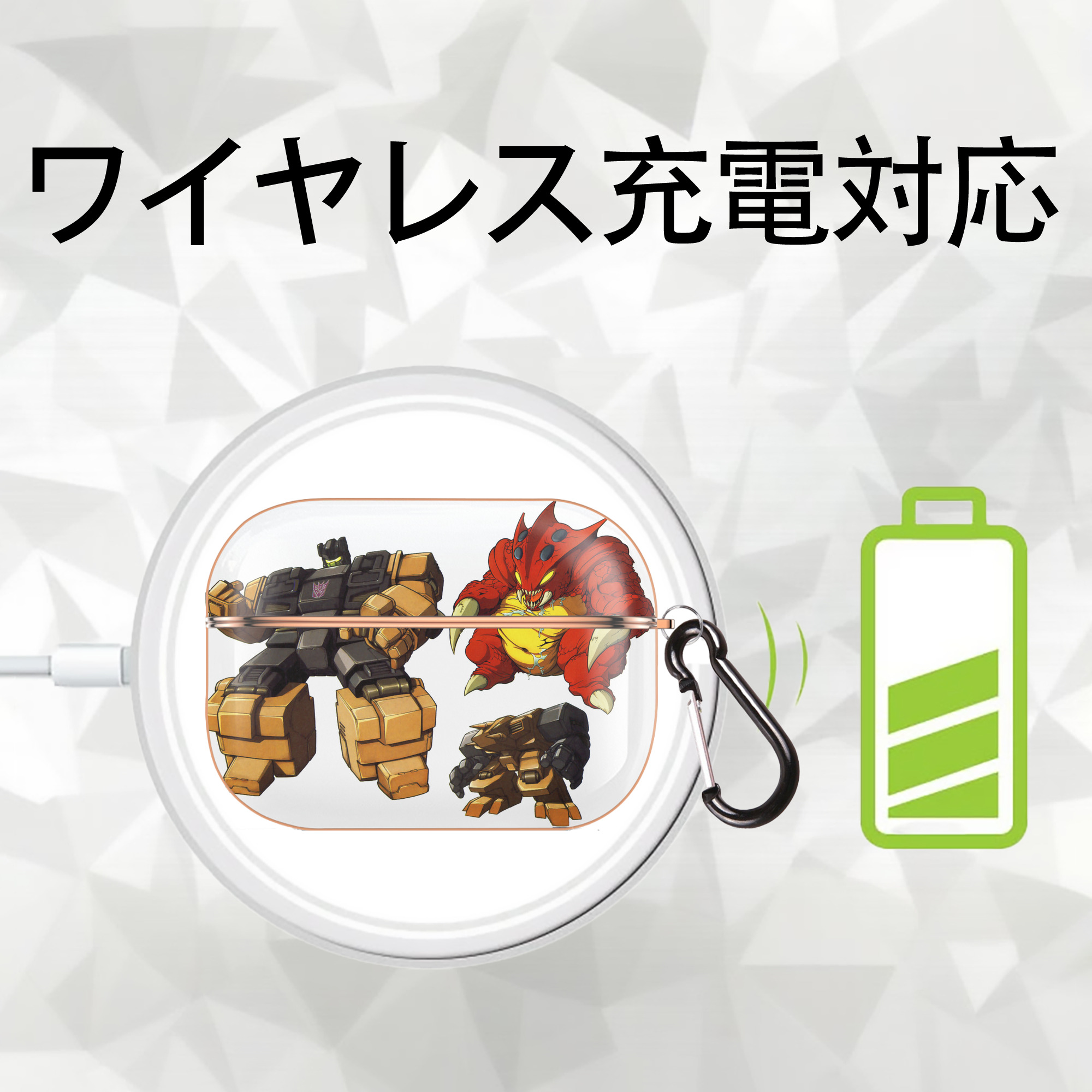  【AirPods Pro用】ハードシェル保護ケース｜耐衝撃・防指紋・カラビナ付き商品仕様