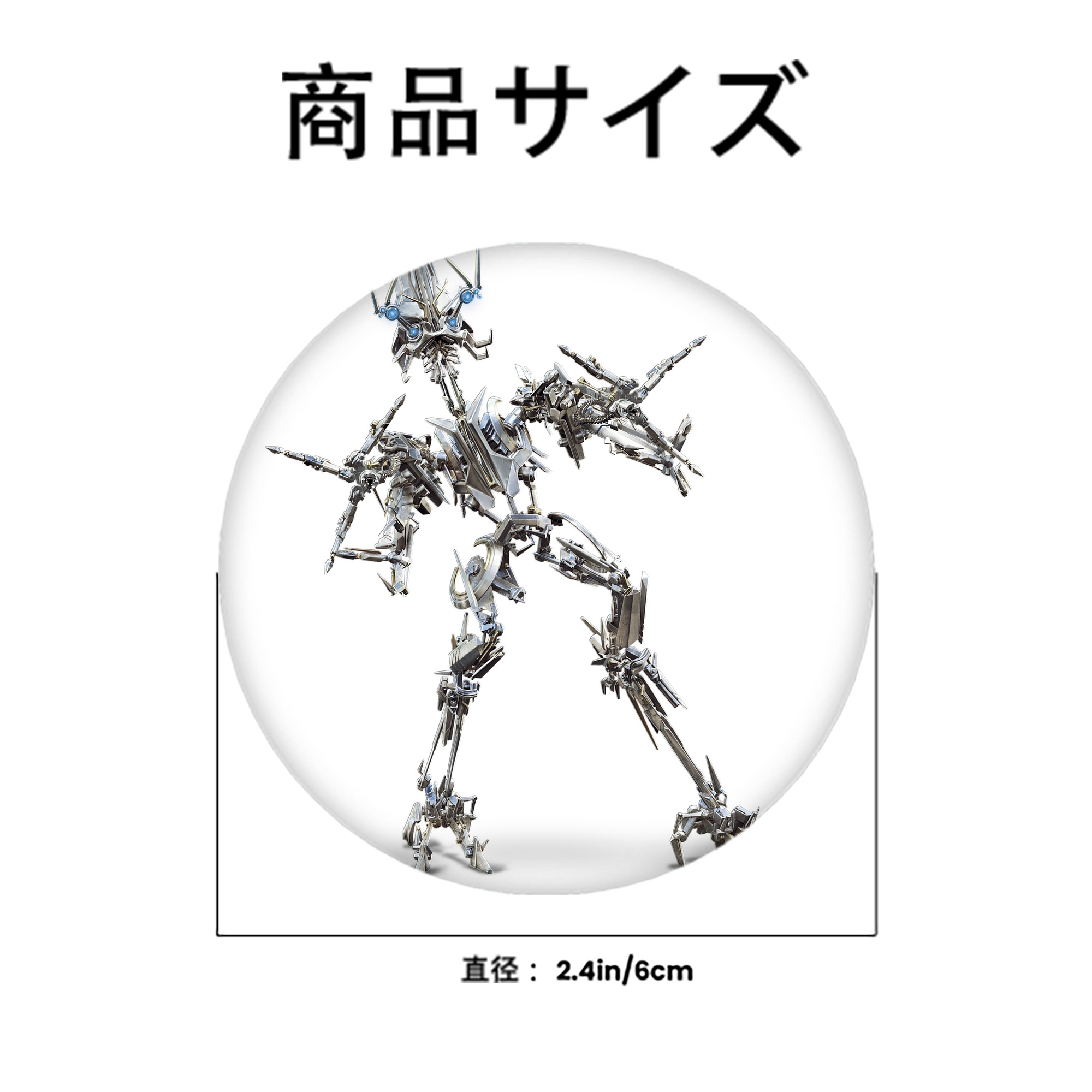 6cm 缶バッジ 複数セット