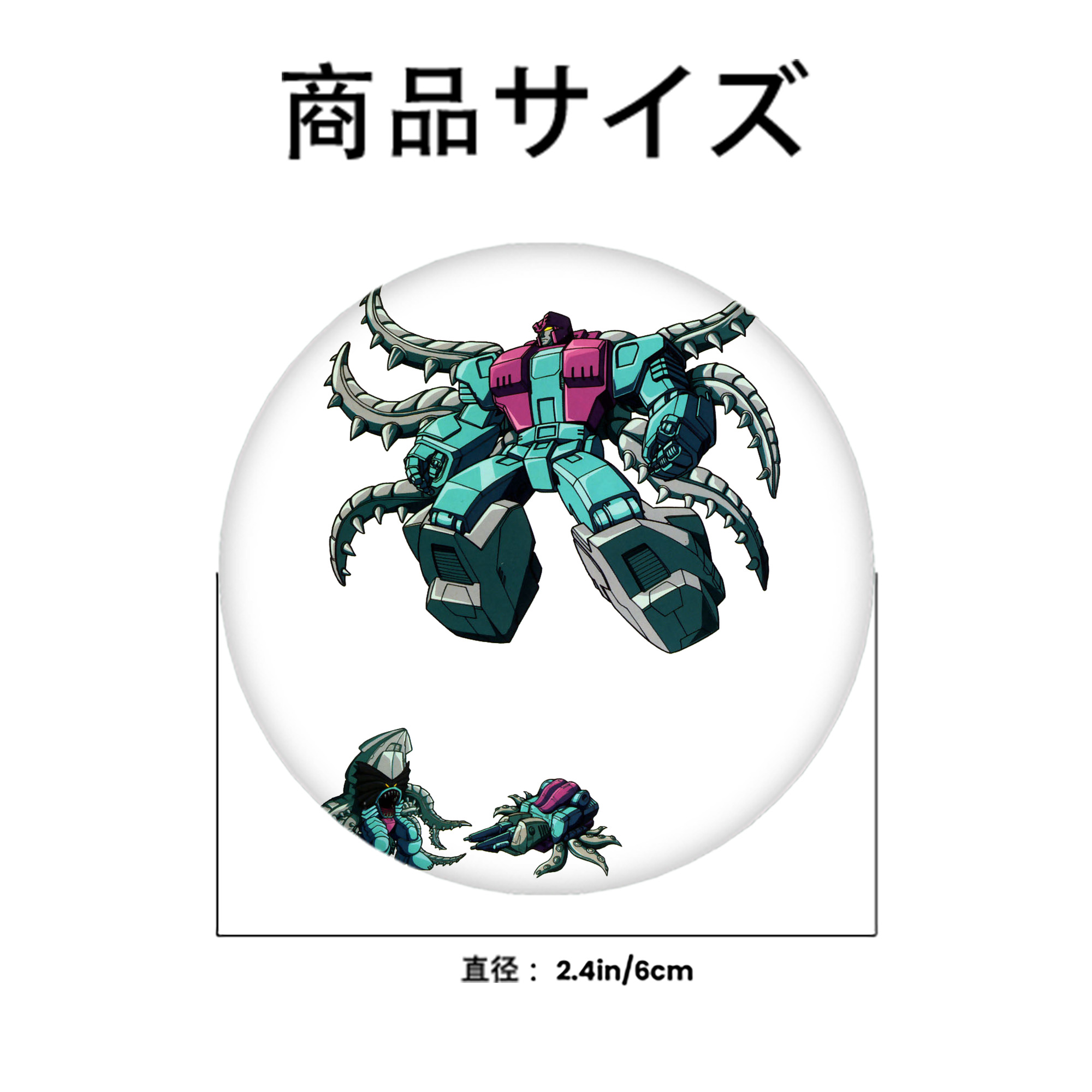  6cm 缶バッジ 複数セット