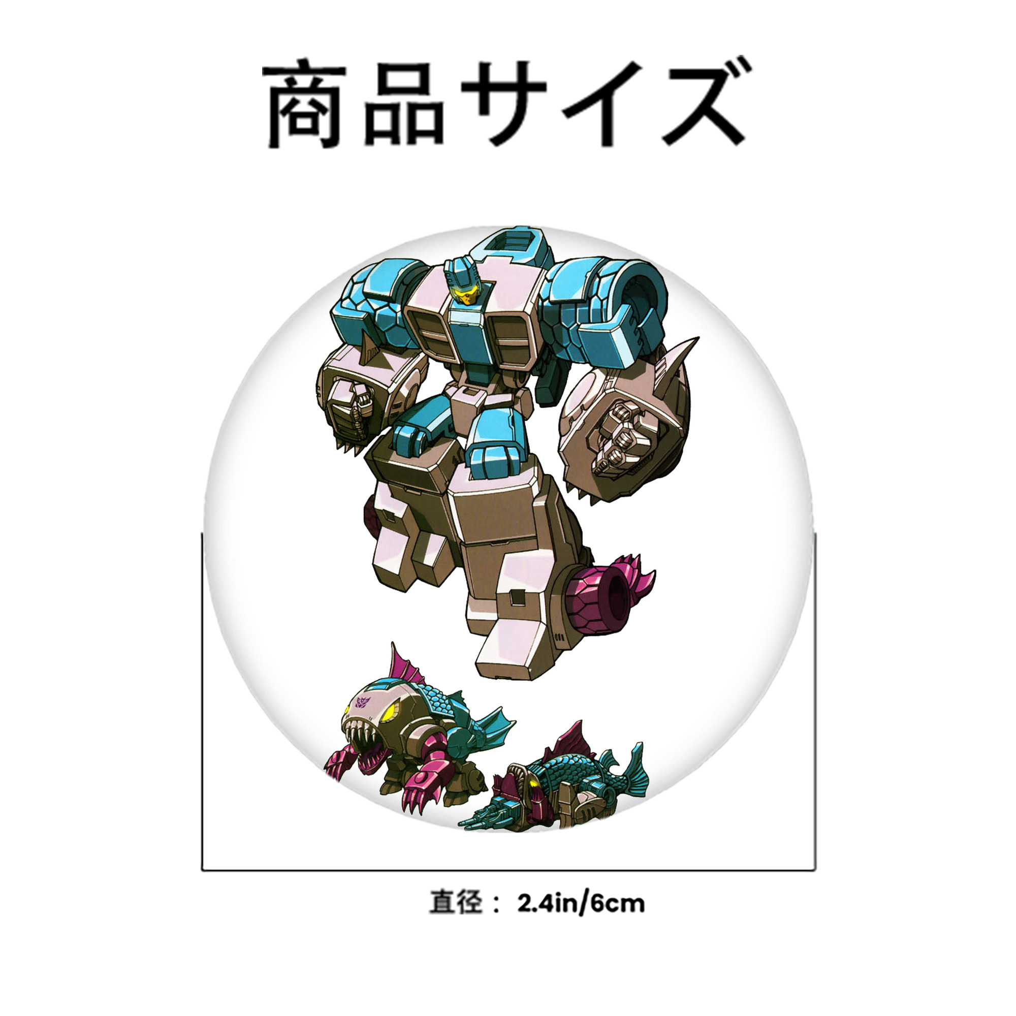  6cm 缶バッジ 複数セット