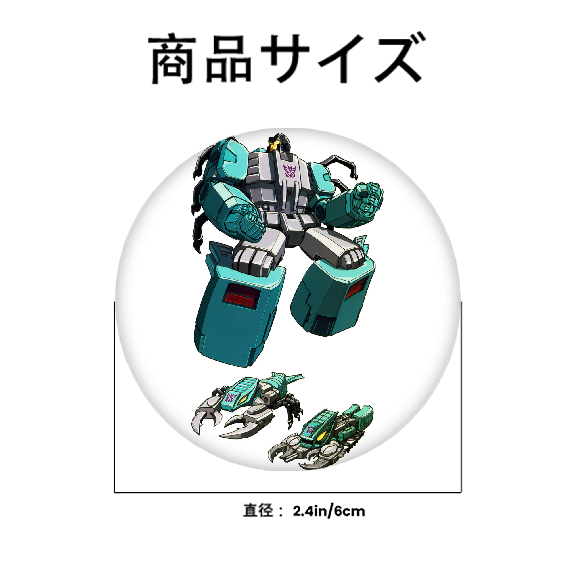  6cm 缶バッジ 複数セット