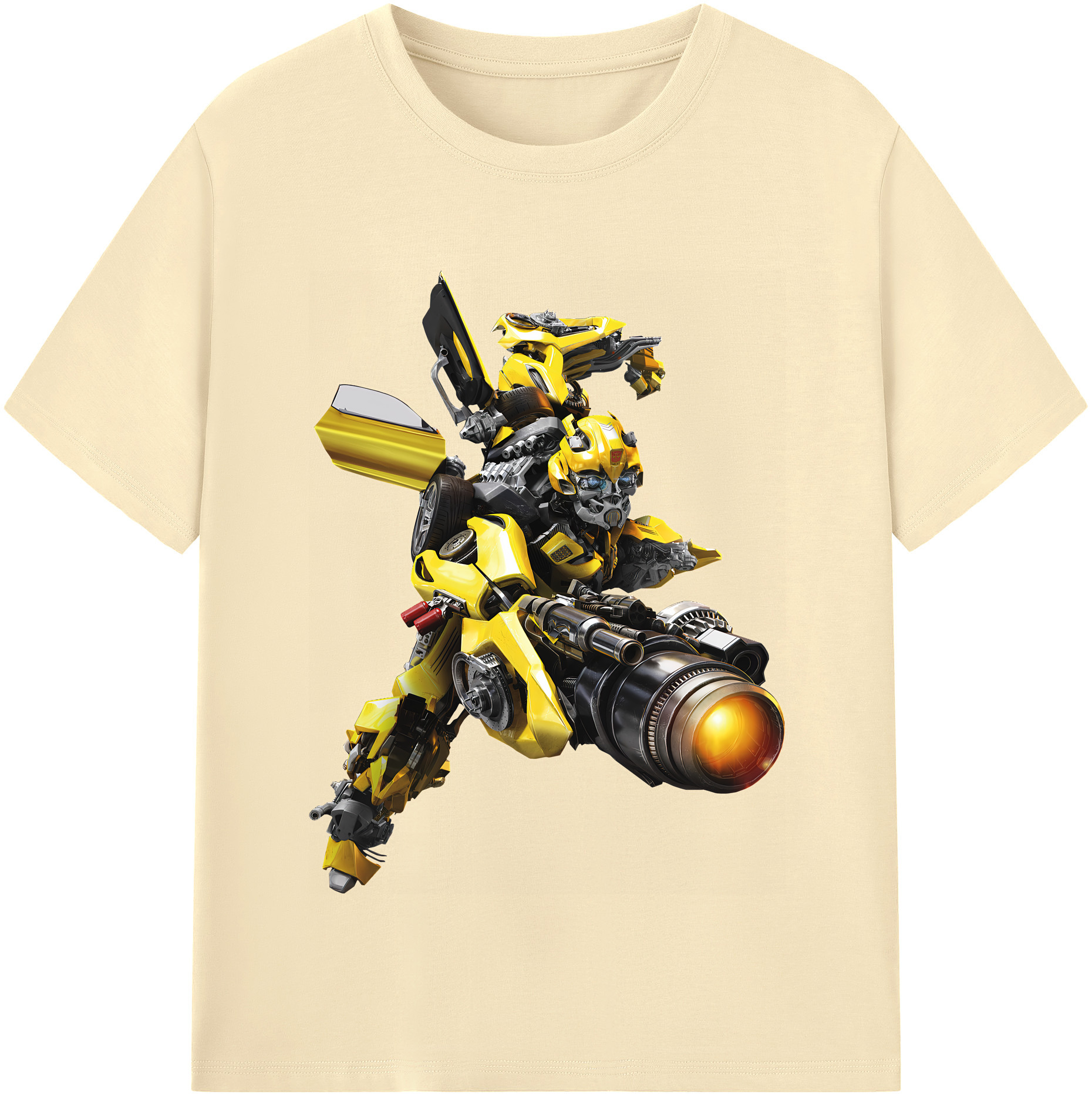 （画像用） Transformers トランスフォーマー 綿100％半袖Tシャツ（フロントプリント）