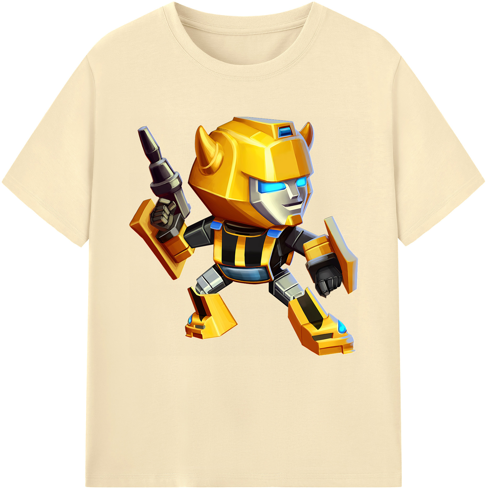 （画像用） Transformers トランスフォーマー 綿100％半袖Tシャツ（フロントプリント）