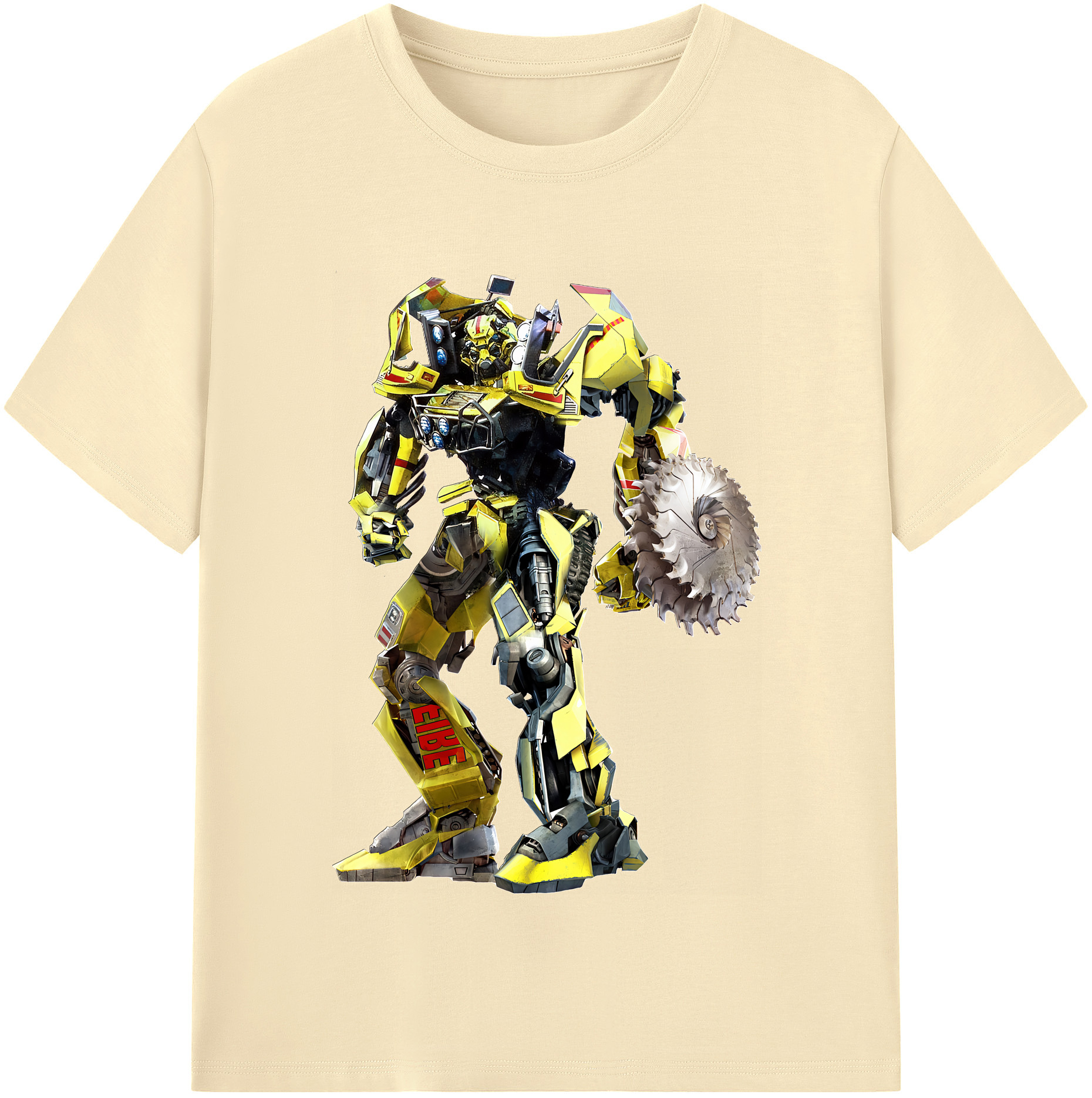 （画像用） Transformers トランスフォーマー 綿100％半袖Tシャツ（フロントプリント）