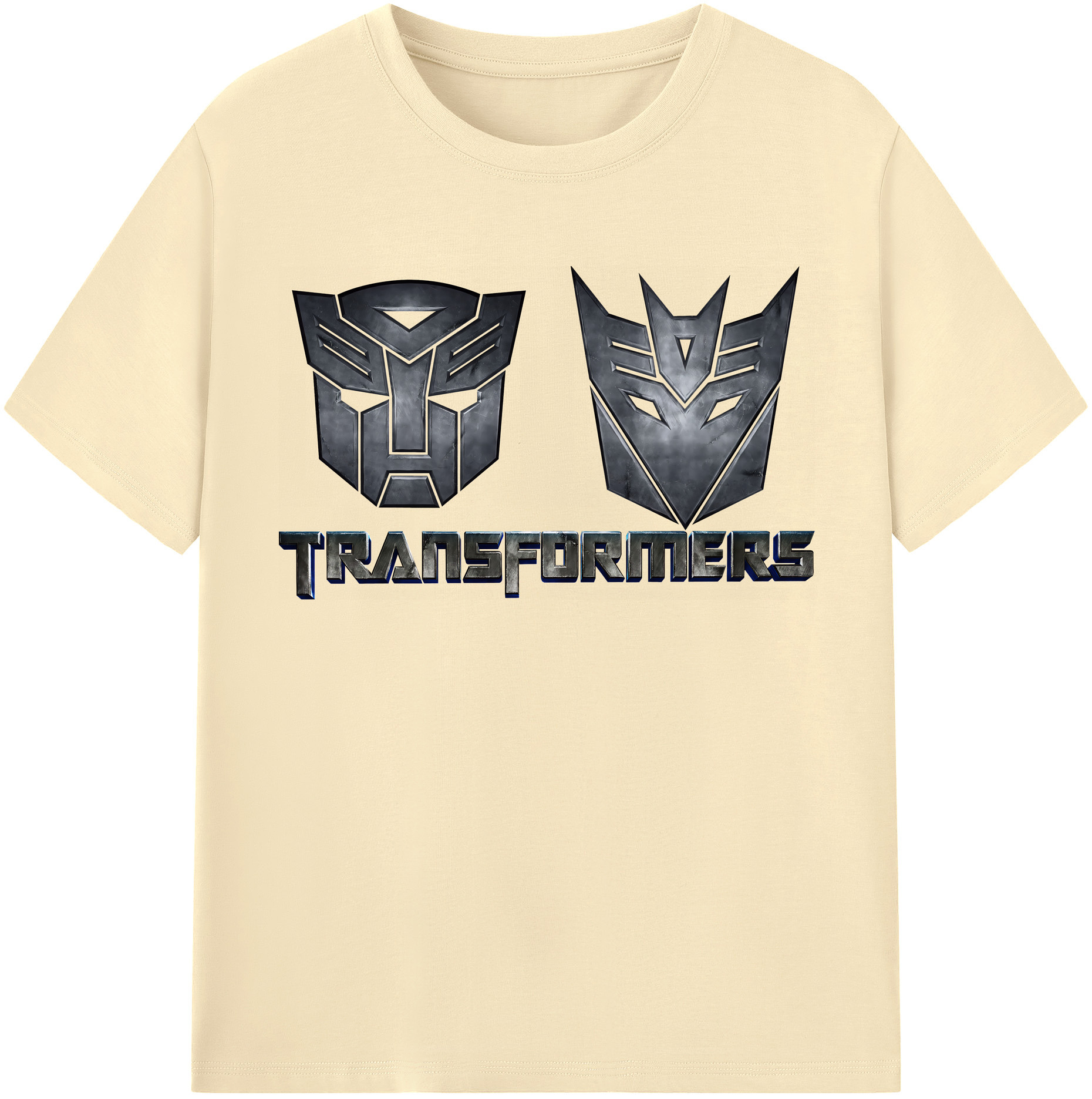 （画像用） Transformers トランスフォーマー 綿100％半袖Tシャツ（フロントプリント）