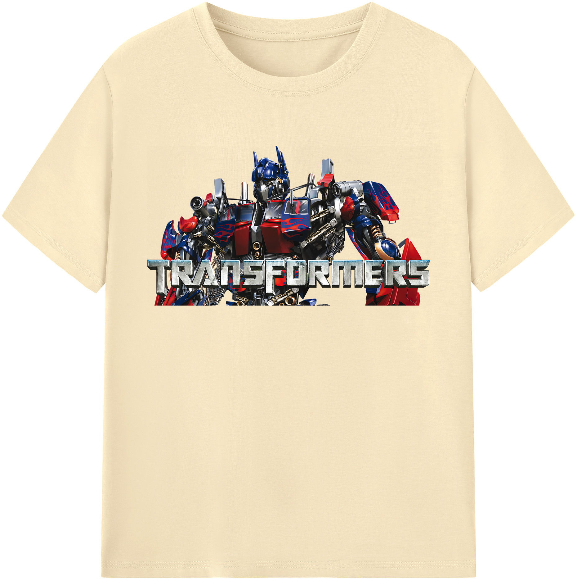 （画像用） Transformers トランスフォーマー 綿100％半袖Tシャツ（フロントプリント）