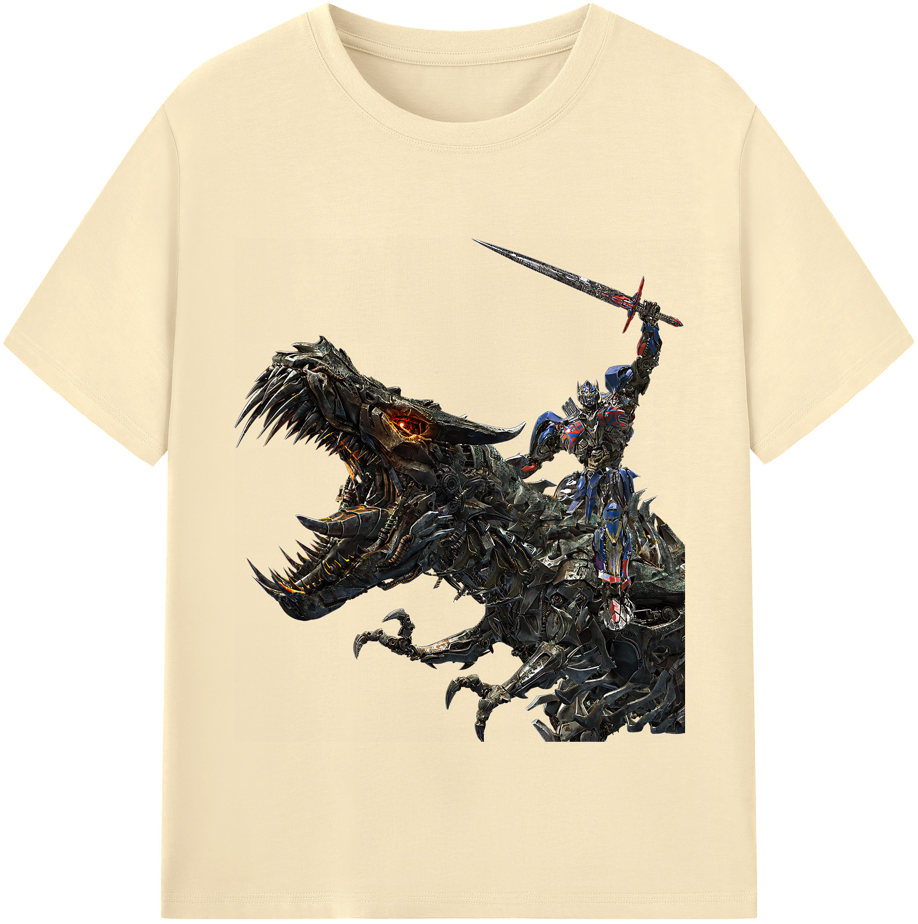 （画像用） Transformers トランスフォーマー 綿100％半袖Tシャツ（フロントプリント）