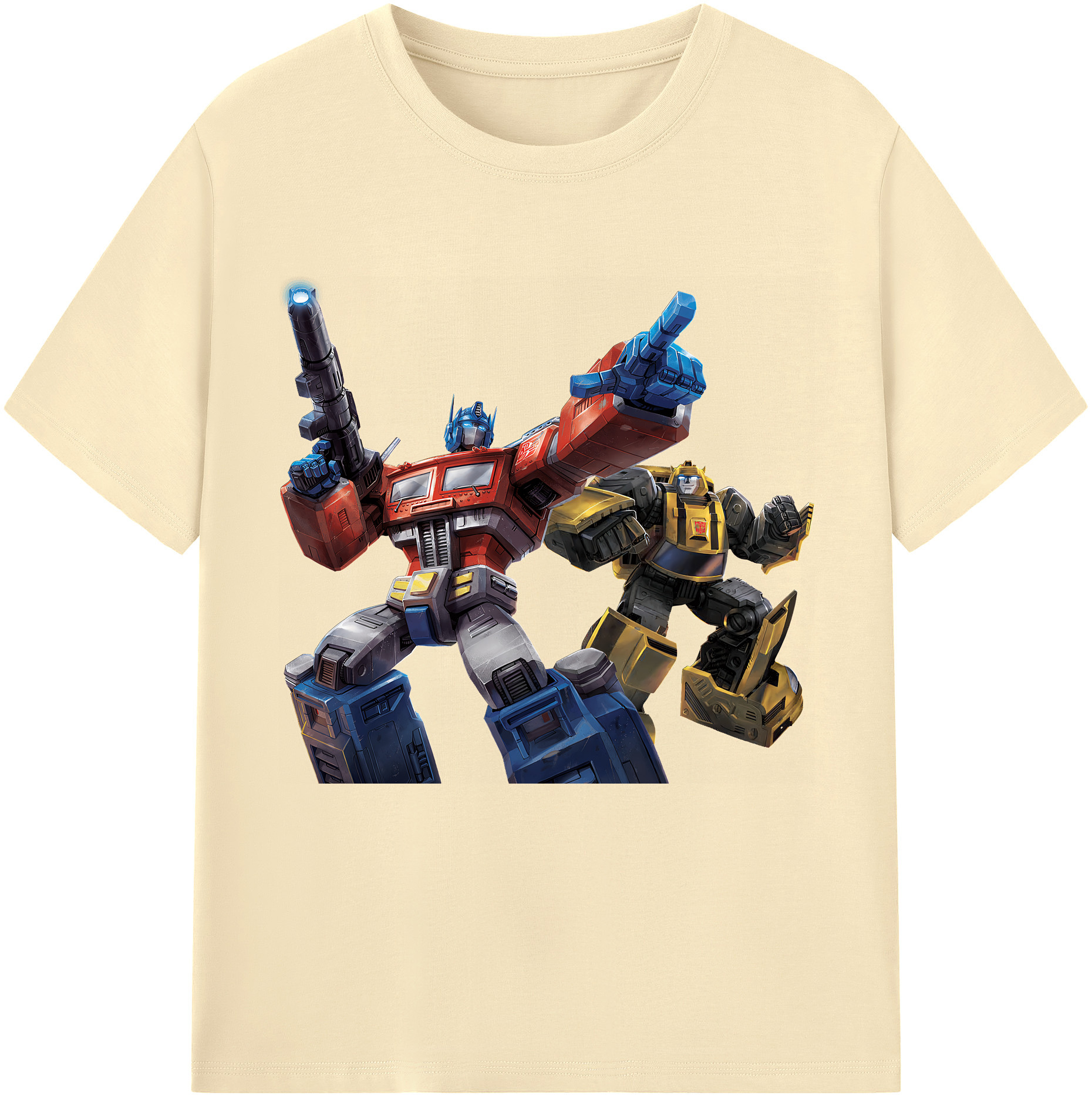 （画像用） Transformers トランスフォーマー 綿100％半袖Tシャツ（フロントプリント）